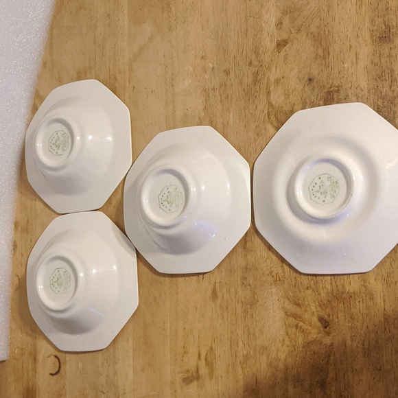 Independence Ironstone by Interpace NKT Japan Yellow Design Octagonal Dishes 17 - Picture 14 of 16